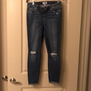 Paige Verdugo Ankle Ripped Jeans